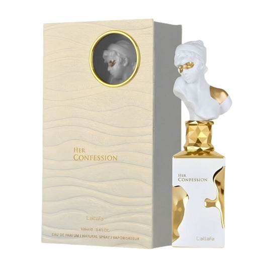 Lattafa His Confession Eau de Parfum 100ml | Lussuosa fragranza araba da uomo spray naturale