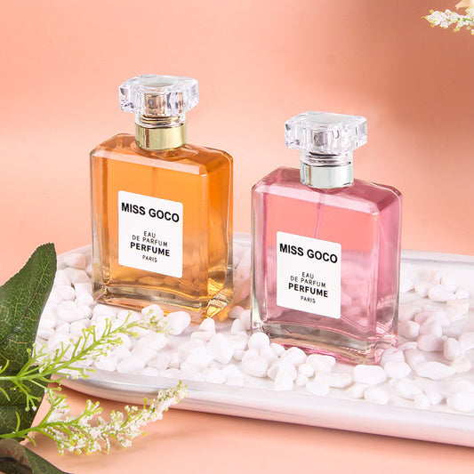 Miss Goco Eau de Parfum Paris 50ml | Womens Floral Sweet Perfume | Pink Black Gold 3-Variant Gift Set Fragrance