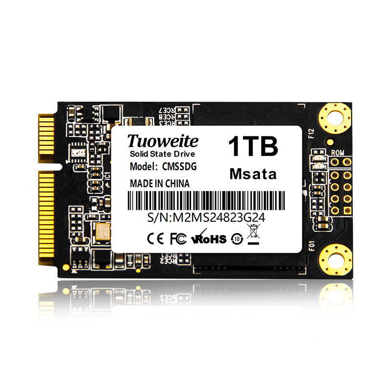 Tuoweite 1TB mSATA SSD | CMSSDG Internal Solid State Drive | Mini SATA Laptop Desktop Upgrade | CE FCC RoHS Certified
