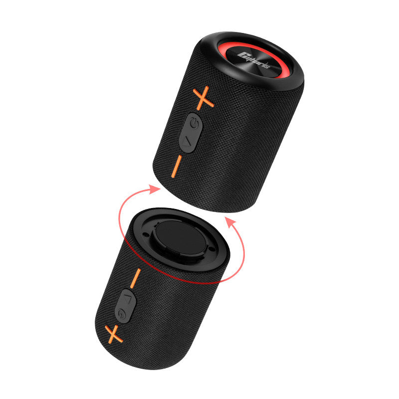Mini Portable Bluetooth Speaker with RGB LED Light ? 20W Hi-Fi Stereo Deep Bass, IPX Waterproof, TWS Pairing, Wireless Outdoor Speaker in Pink & Navy Blue