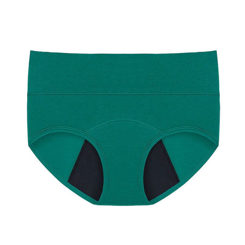 Women's High Waist Period Underwear | Leak-Proof Menstrual Briefs | 4 Colors | Cotton Comfort