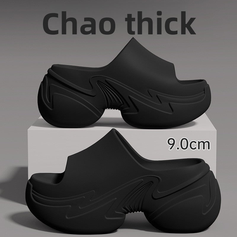 Thick Sole Cloud Slippers | 9CM EVA Anti-Slip Cartoon Platform Slides | Indoor Outdoor Unisex