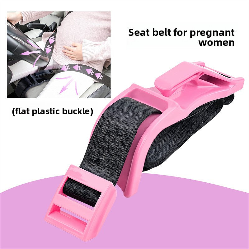 Pregnancy Seat Belt Adjuster | Maternity Car Seatbelt Safety Strap Positioner | Bump & Baby Belly Protector for Pregnant Women | Universal Car Fit