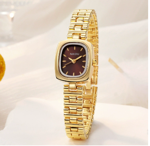 Women's Pearl Bracelet Watch | Double Strand Pearl Gold Crystal Clasp Mother of Pearl Roman Numeral Dial | Handsmood Elegant Jewelry Watch