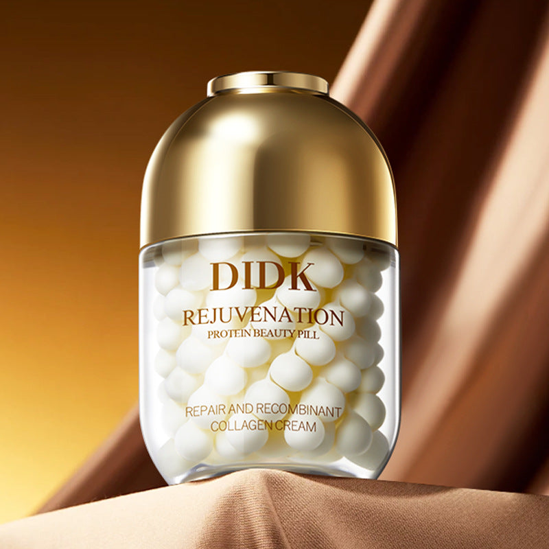 DIDK Rejuvenation Protein Beauty Pill | Repair & Recombinant Collagen Cream | Anti-Aging Skin Renewal Capsule Cream