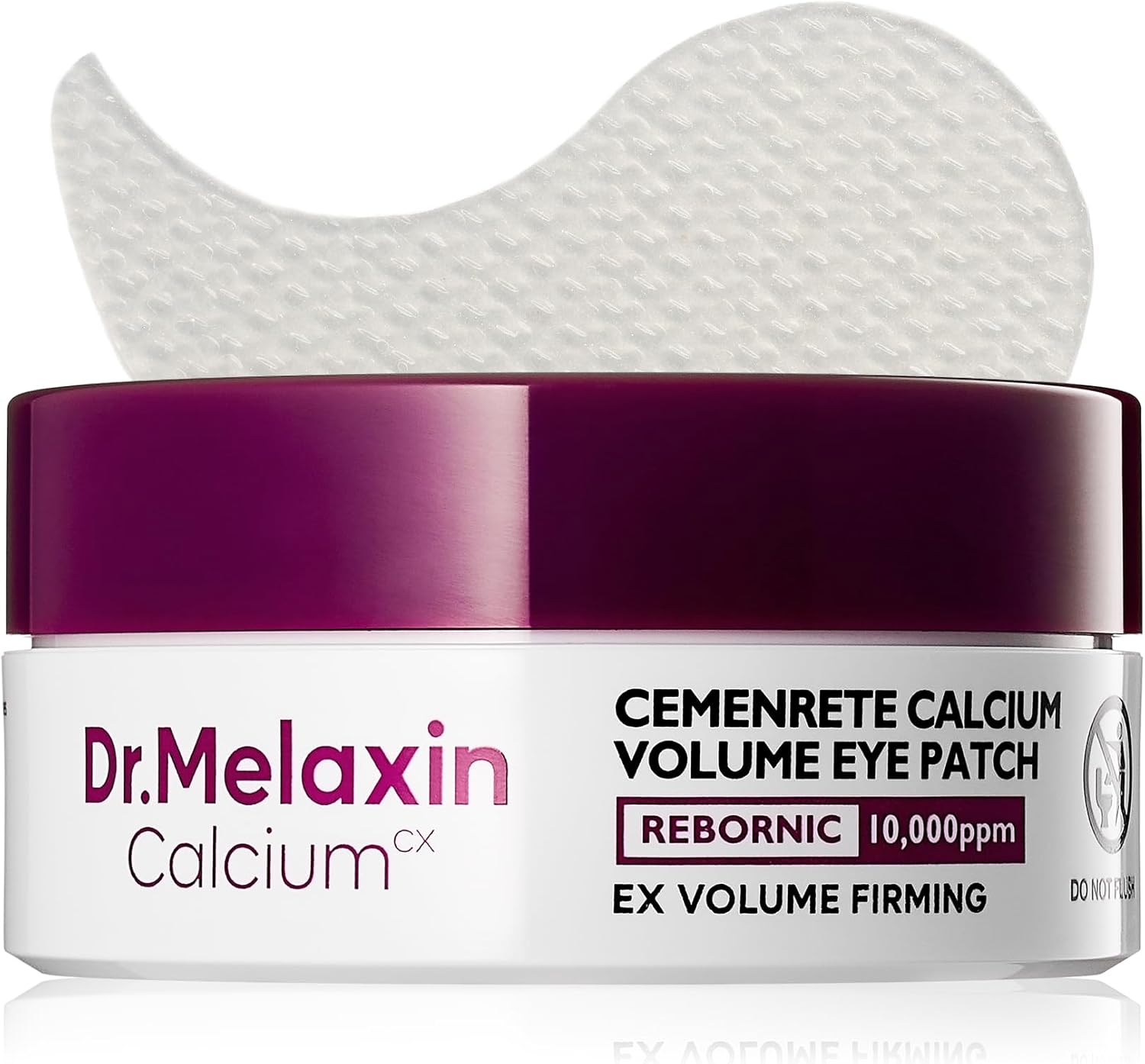 Dr.Melaxin Cemenrete CX Calcium Volume Eye Patch | Rebornic 10,000ppm EX Volume Firming Under Eye Patches for Dark Circles Puffiness & Fine Lines