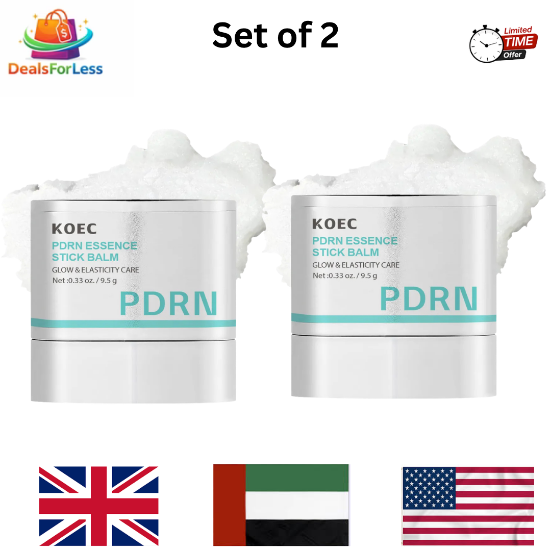 KOEC PDRN Essence Stick Balm Set of 2 | مرطب وجه للعناية بالنضارة والمرونة 9.5 جم ×2