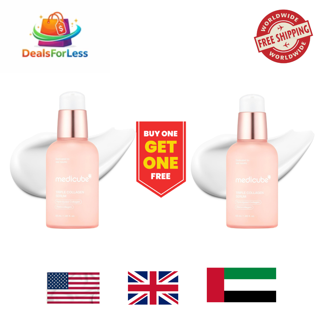 Medicube Triple Collagen Serum Buy One Get One Free | Hydrolyzed Collagen Anti-Aging Korean Face Serum