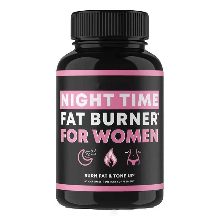 Night Time Fat Burner for Women 60 Capsules Sleep Support Weight Management Supplement Burn Fat and Tone Up While You Sleep