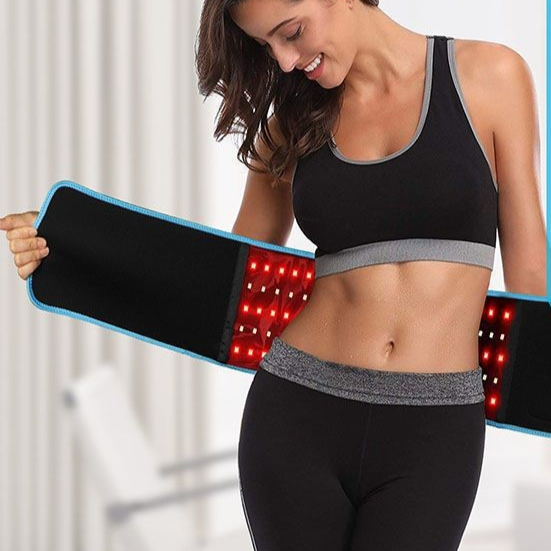 Red Light Therapy Waist Belt | Infrared LED Body Wrap for Back Pain Relief, Belly Fat & Body Sculpting