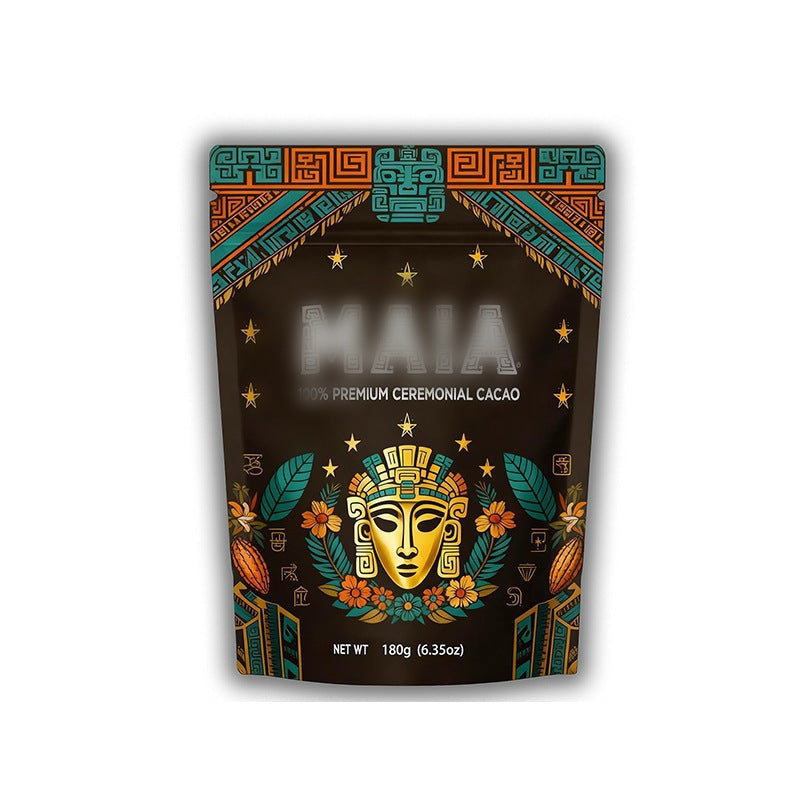 MAIA 100% Premium Ceremonial Cacao | Pure Raw Cacao Powder for Ritual, Meditation & Heart Opening ? 4oz