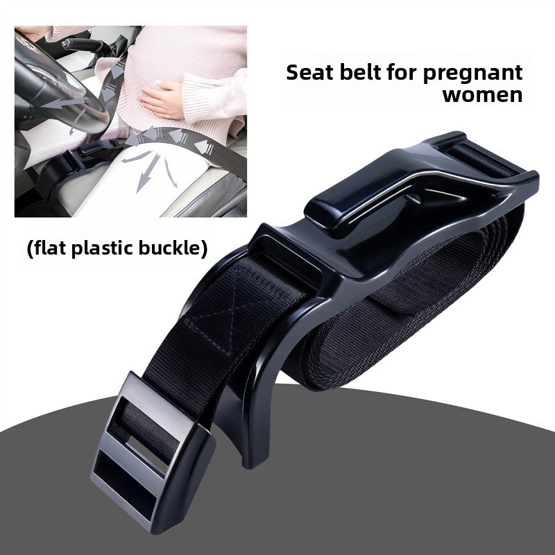 Pregnancy Seat Belt Adjuster | Maternity Car Seatbelt Safety Strap Positioner | Bump & Baby Belly Protector for Pregnant Women | Universal Car Fit