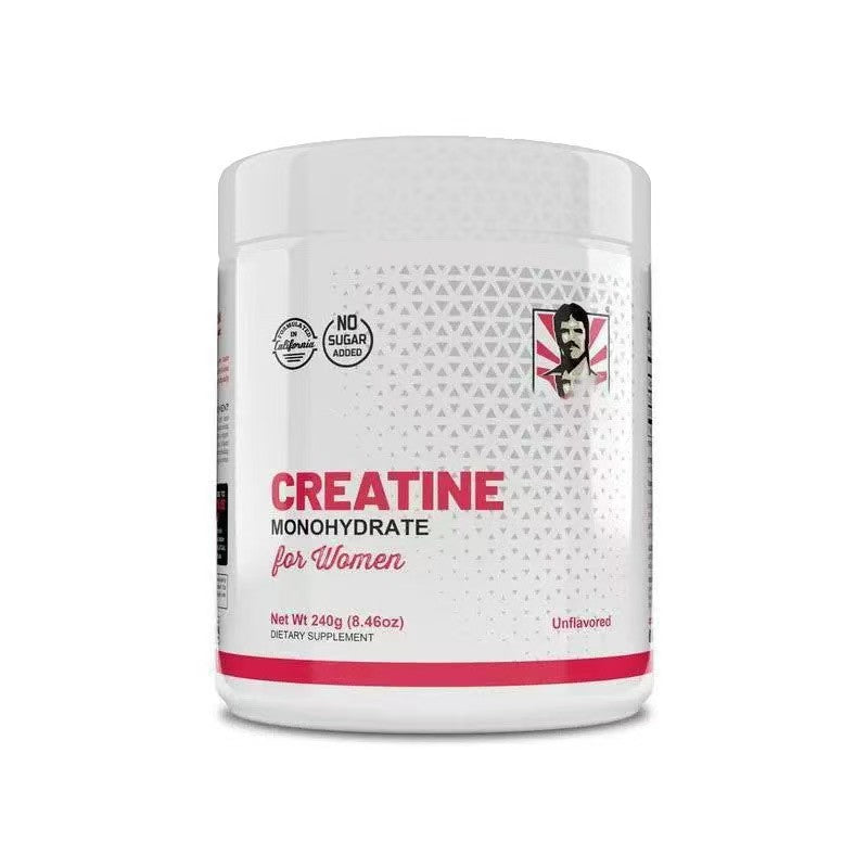 Creatine Monohydrate for Women 240g Unflavored Pure Powder No Sugar Added Muscle Building Pre Workout Post Workout Supplement for Strength and Performance