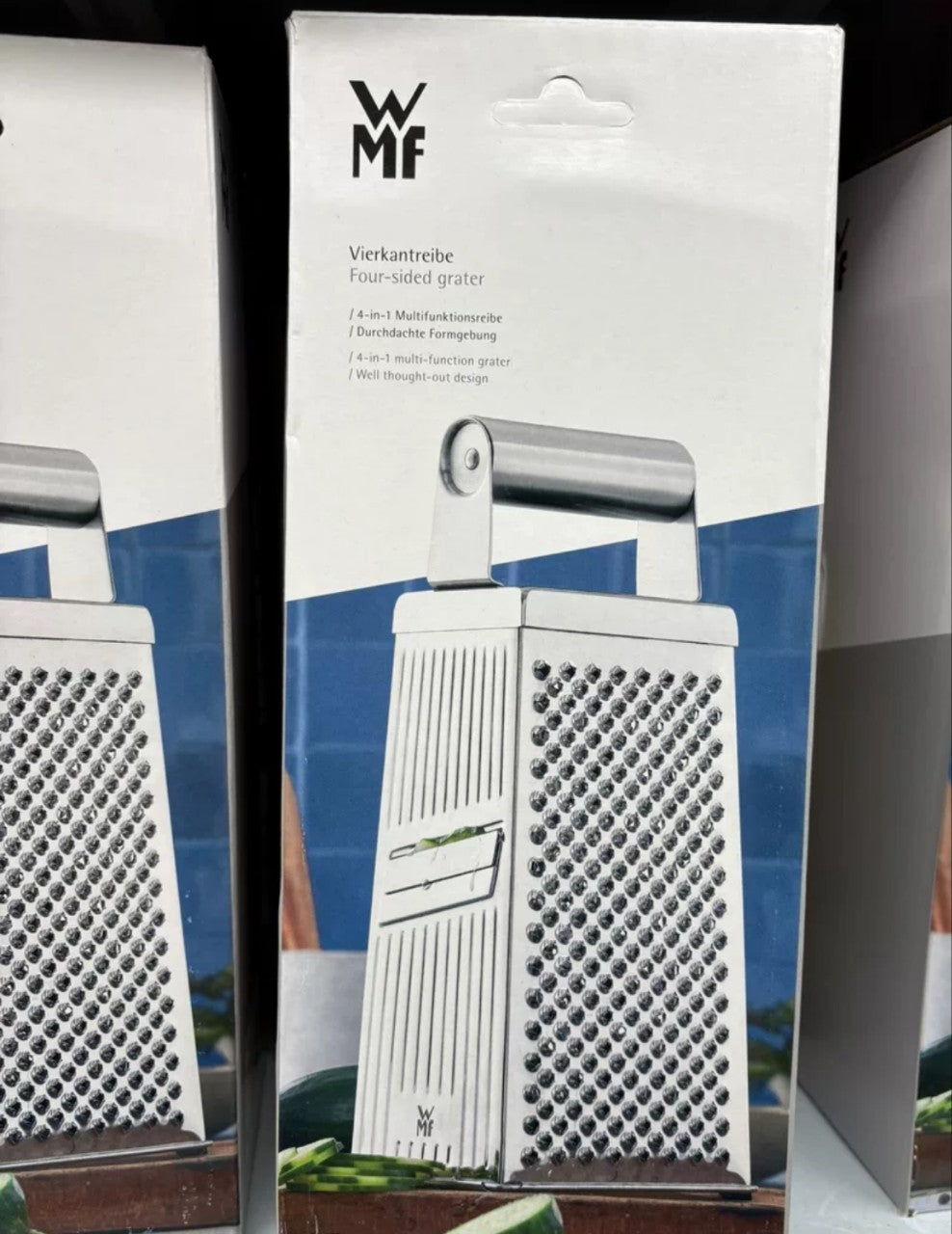 WMF Four-Sided Box Grater | 4-in-1 Stainless Steel Multi-Function Kitchen Grater | Well Thought-Out Design | Free Worldwide Shipping
