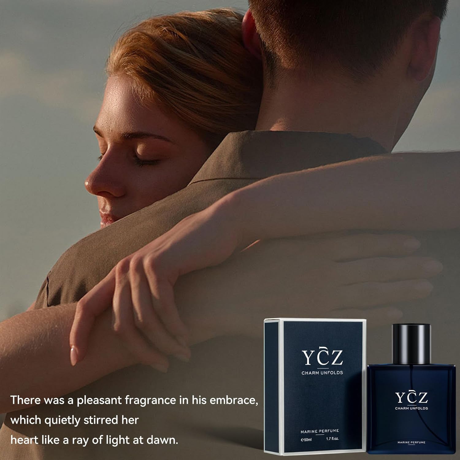 YCZ Charm Unfolds Marine Perfume for Men | Fresh Ocean Cologne 50ml | Long Lasting Fragrance
