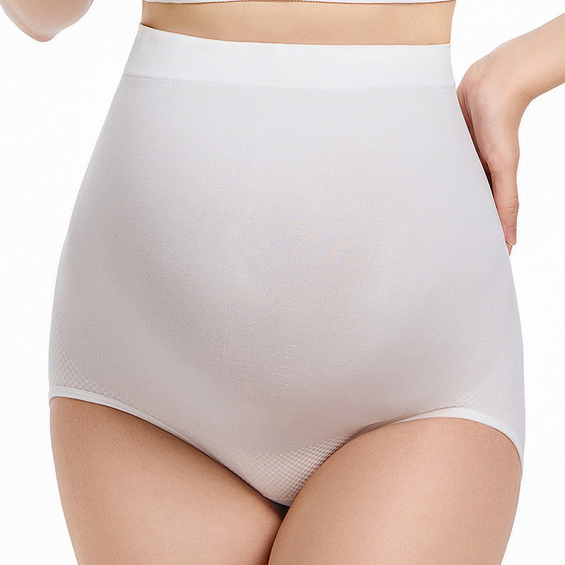 High Waist Maternity Underwear | Seamless Belly Support Pregnancy Panties | Soft Breathable Comfortable Over Bump Briefs | All Trimesters