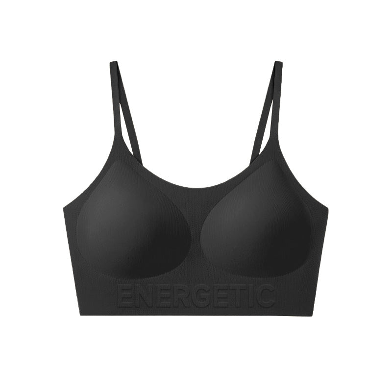 Women's Sage Green Seamless Wireless Bralette with Adjustable Straps, Back Hook and Deep V Neckline for Everyday Wear
