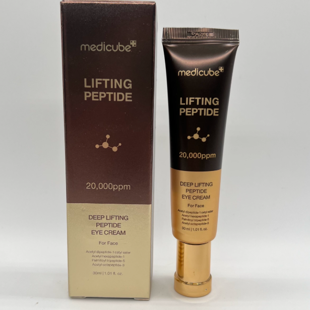Medicube Peptide Eye Cream Set | Deep Lifting, Pro-Collagen & Super Vita C | Anti-Aging Korean Eye Cream