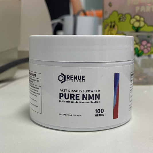 Reines NMN Pulver 100g | Schnell löslich ?-Nicotinamid-Mononukleotid | NAD+ Booster Anti-Aging Energieergänzung