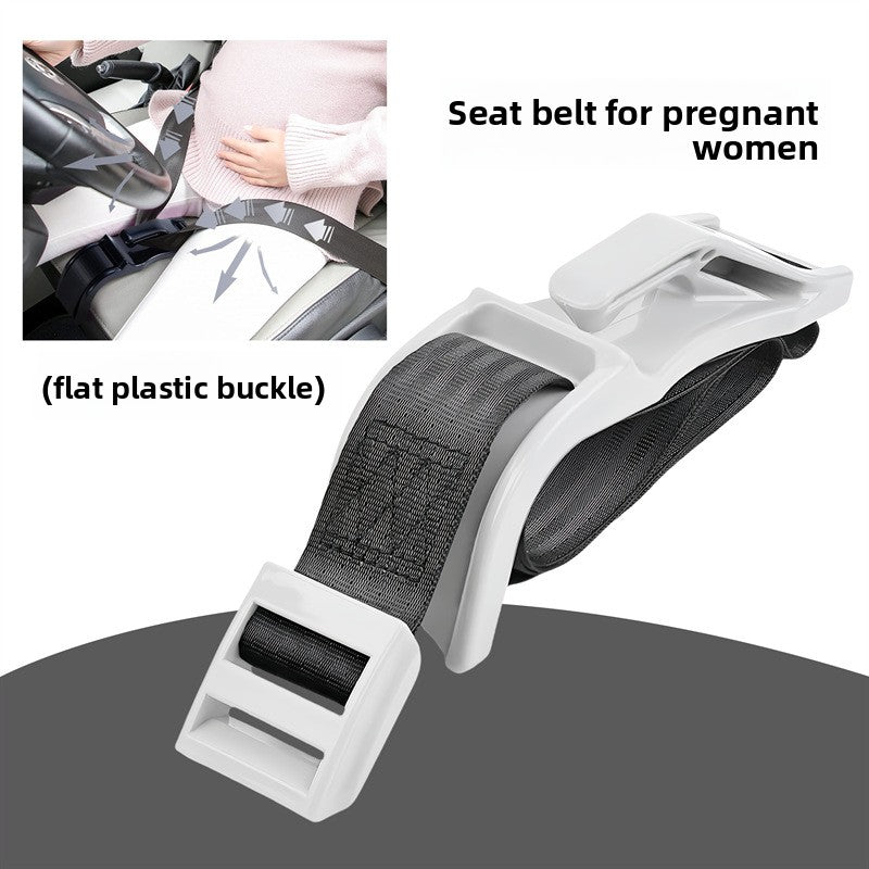 Pregnancy Seat Belt Adjuster | Maternity Car Seatbelt Safety Strap Positioner | Bump & Baby Belly Protector for Pregnant Women | Universal Car Fit