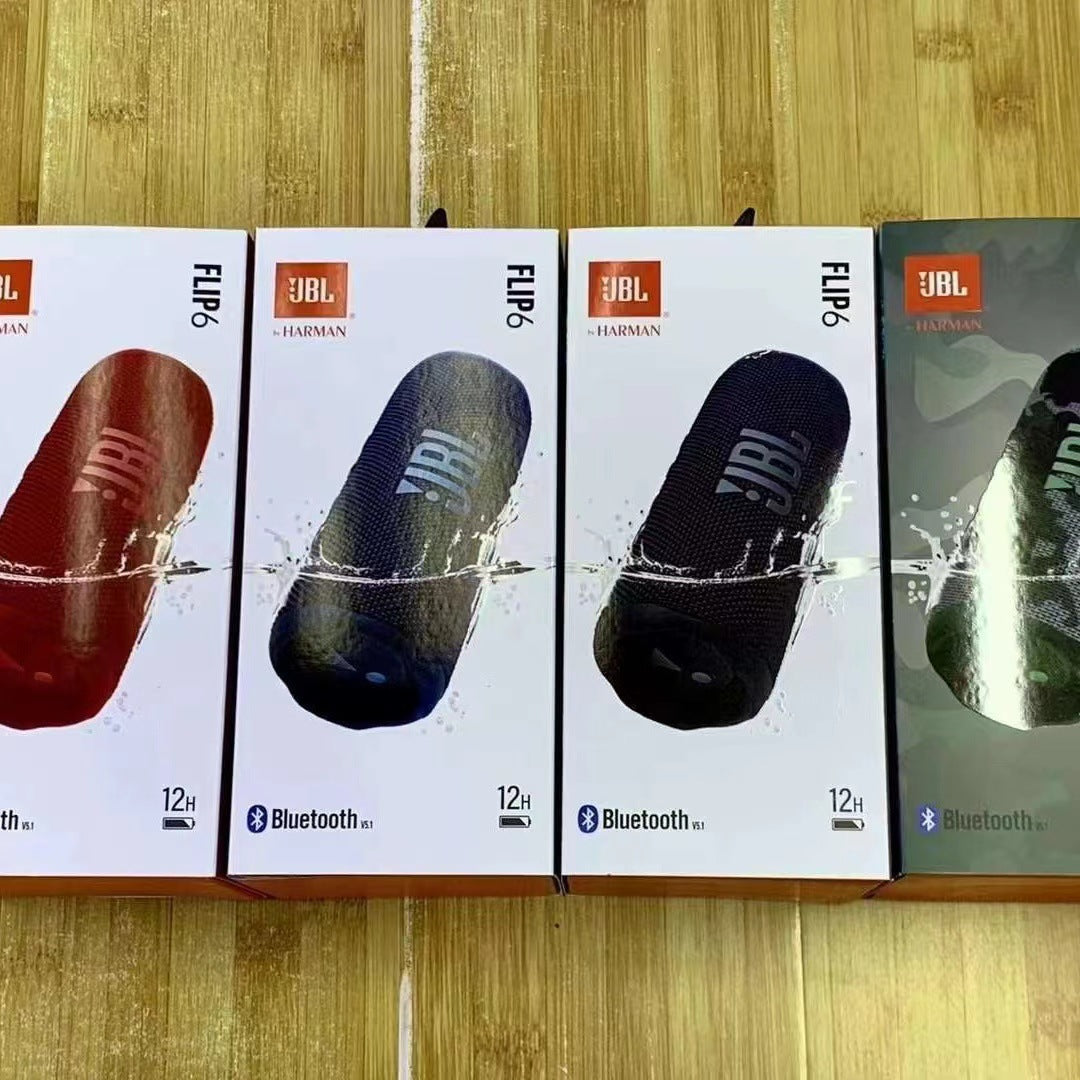 مكبر صوت JBL Flip 6 المحمول بتقنية بلوتوث، مقاوم للماء والغبار بمعيار IP67، صوت جهير نقي، بطارية تدوم 12 ساعة، بلوتوث 5.1، تقنية PartyBoost، ألوان متعددة من Harman، مثالي للسفر والرحلات الخارجية، الشاطئ، التخييم، متوافق مع أجهزة iPhone وAndroid.