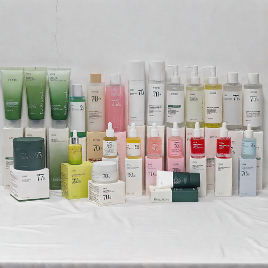 Korean Skincare Collection | Serums Toners Creams Cleansers & Face Oils | Full K-Beauty Routine Set 70+ 77% Line