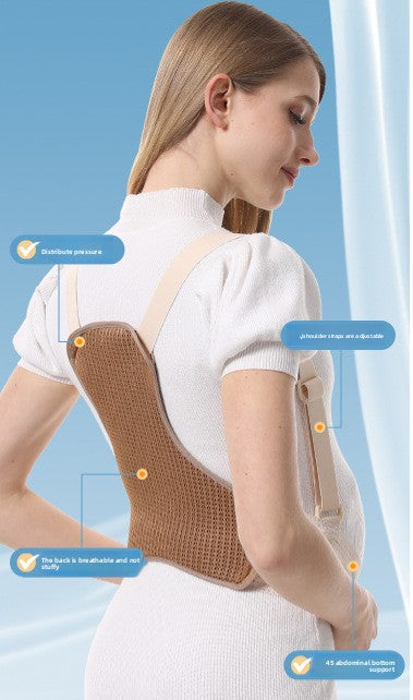 Mengdeyuan Pregnancy Support Belt | Bionic Hands Anti-Fall Maternity Belt | Reduces Abdominal Burden | Spine & Fetal Position Protection | All Stages