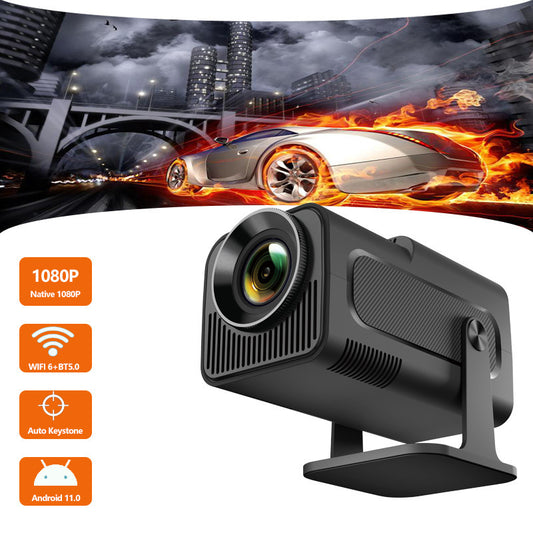 HY320 Android AOSP 1080P Full HD Projector | 4K Support | WiFi6 BT5.0 | Auto Keystone | 390 ANSI