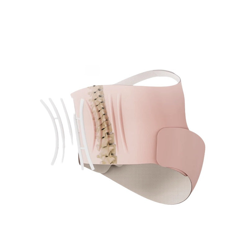 Ergonomic Maternity Back Support Belt | Reduces Back Strain & Ensures Daily Comfort | Round Fit Pregnancy Lumbar Band | Breathable Bump Support Brace
