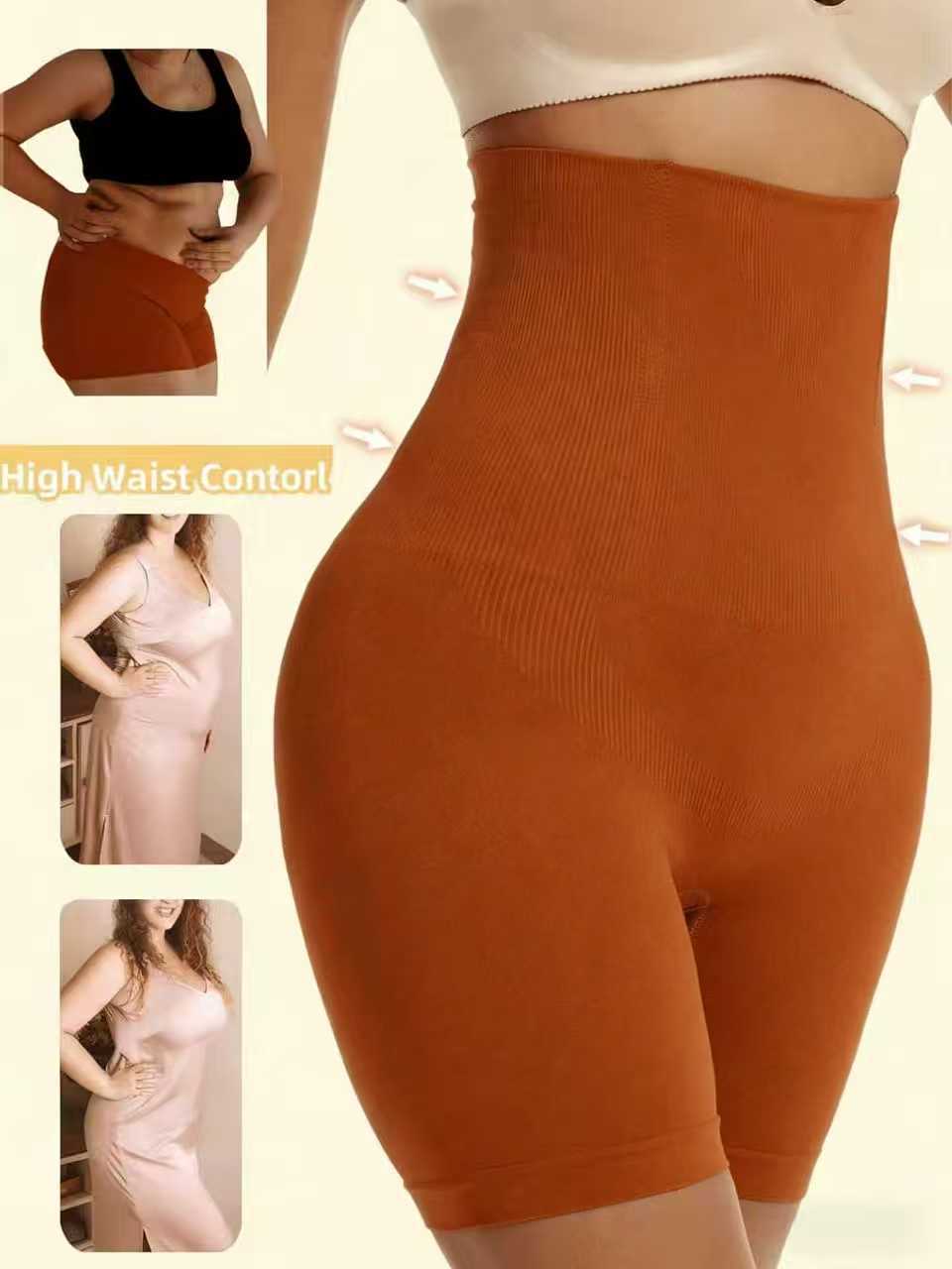 High Waist Butt Lifter Shapewear Shorts for Women ? Tummy Control Body Shaper with Hip Enhancement | Black