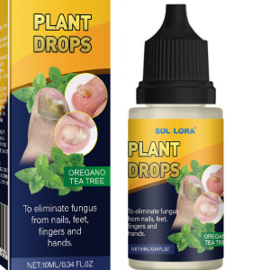 Sol Lora Plant Drops | Antifungal Nail & Foot Treatment with Oregano & Tea Tree - 10ml