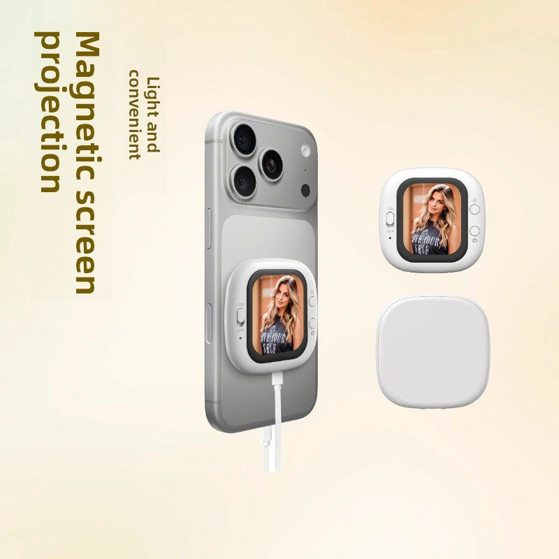 Mini Portable Clip-On Camera with Remote Shutter | Rechargeable Compact Camera | Wireless Remote & Lightning Adapter Included