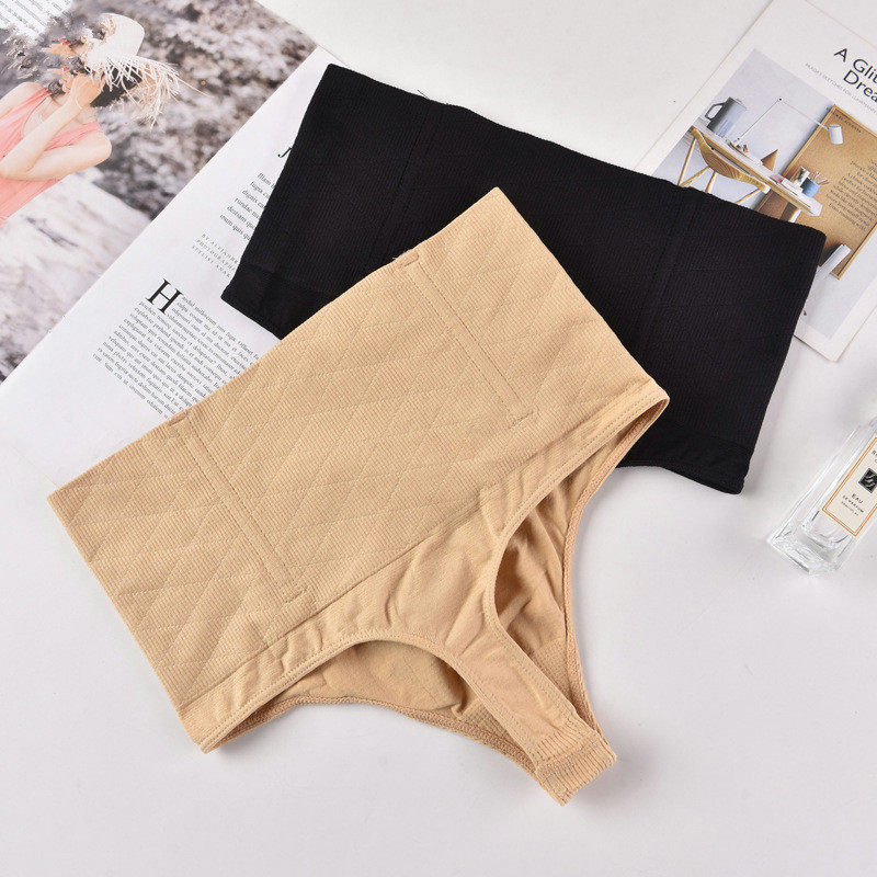 High Waist Tummy Control Thong Shapewear for Women - Seamless Slimming Waist Trainer Thong Panty Body Shaper