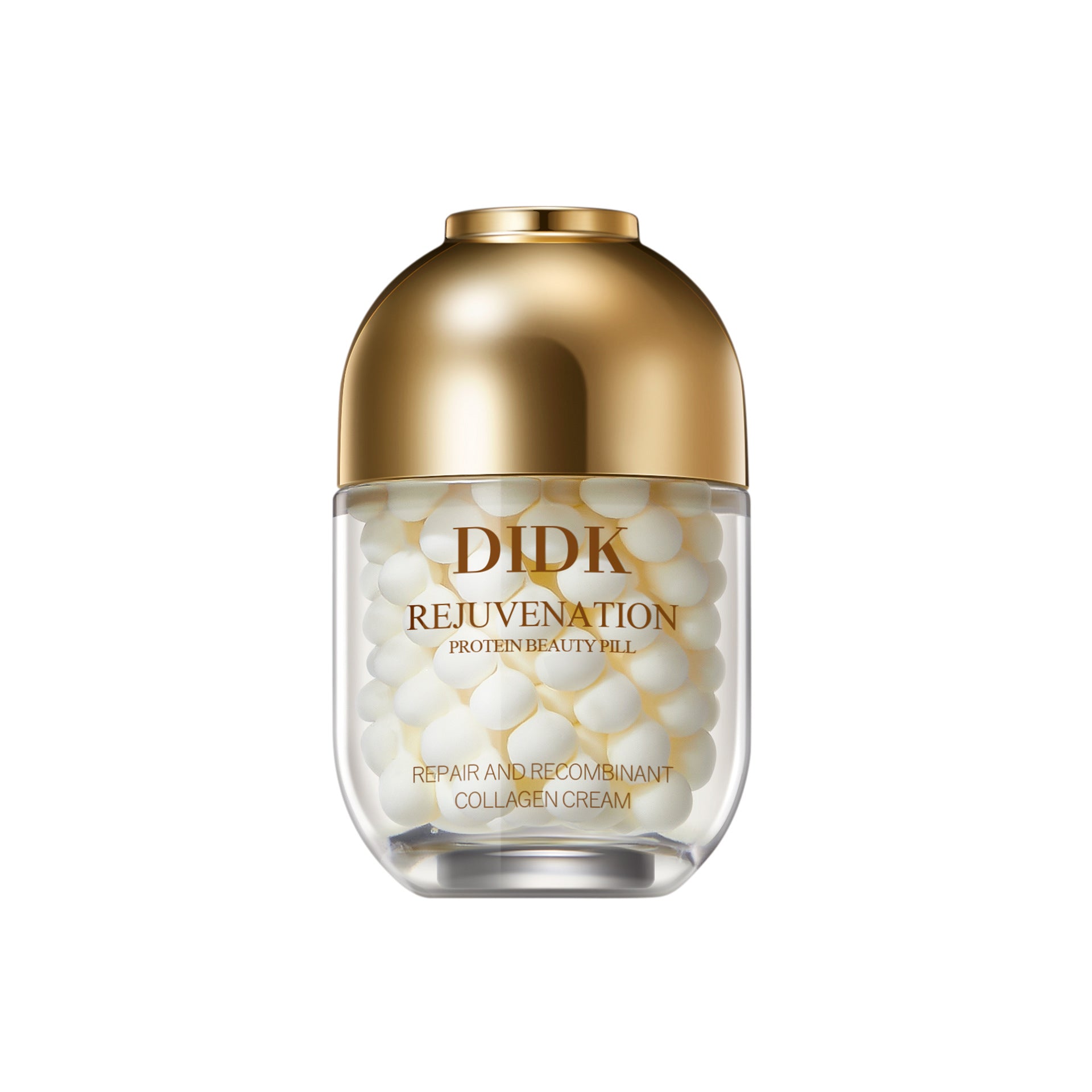 DIDK Rejuvenation Protein Beauty Pill | Repair & Recombinant Collagen Cream | Anti-Aging Skin Renewal Capsule Cream