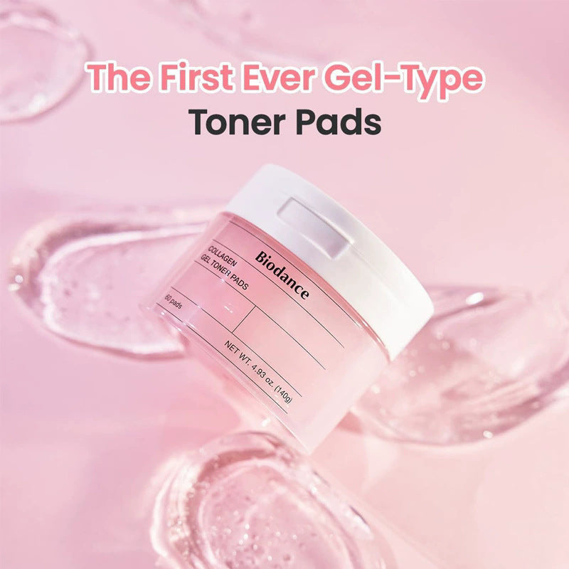 Biodance Collagen Gel Toner Pads | Hydrating Exfoliating & Firming Korean Toner Pads ? 60 Pads 4.93oz