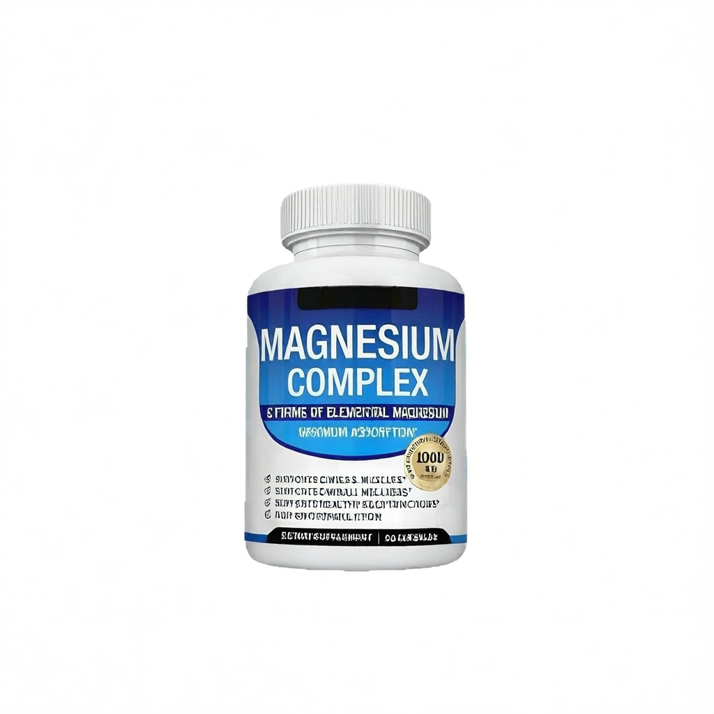 Full Spectrum Magnesium Complex Supplement | 8 Types of Elemental Magnesium | Promotes Sleep, Relaxation, Muscle & Leg Cramp Relief, Bone & Cardiovascular Health | Optimize Balance Recharge Daily
