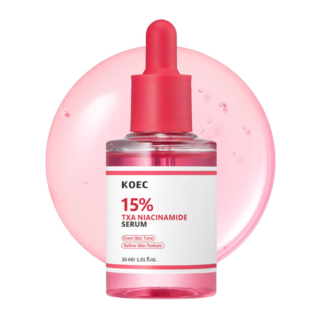 KOEC PDRN Pink Peptide Glow Serum | Dark Spot Care & Even Skin Tone | Korean Brightening Face Serum 30ml