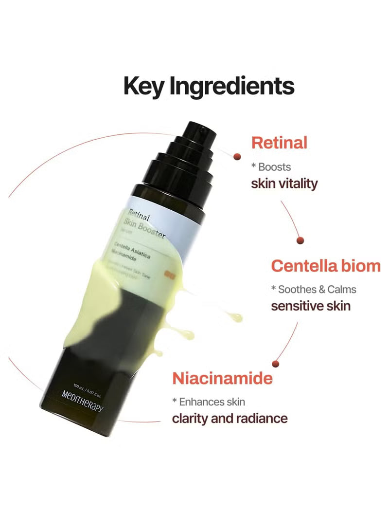 Retinal Skin Booster Serum with Centella Asiatica & Niacinamide 150ml | Buy One Get One Free | Anti-Aging Brightening Face Serum