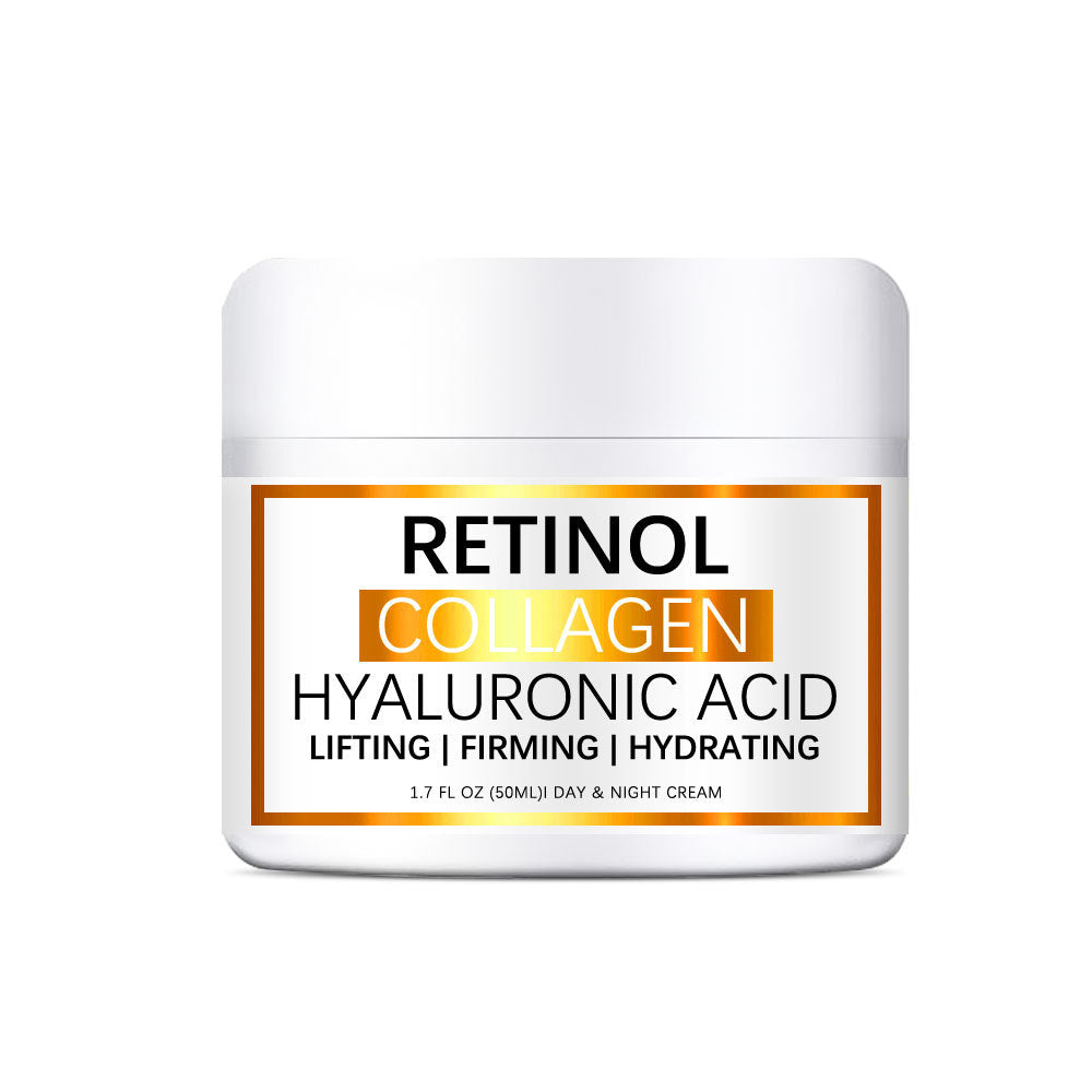 Retinol Collagen Hyaluronic Acid Day & Night Cream 50ml | Lifting, Firming & Hydrating | Anti-Aging Face Moisturizer