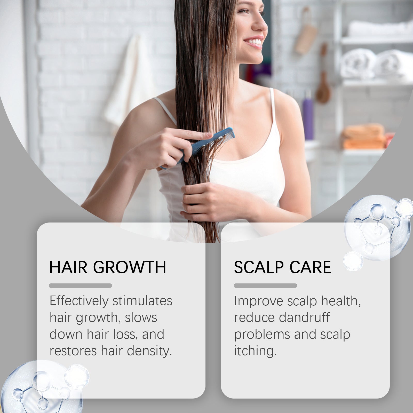 Minimalist Hair Growth Actives 18% Serum | 5% Capixyl + 3% Redensyl + 3% Procapil | Reduces Hairfall & Boosts Growth | 30ml