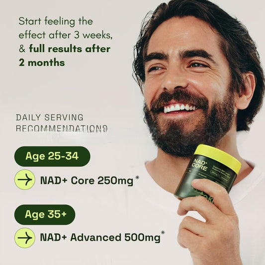 Cata-Kor NAD+ Core Liposomal 250mg - 60 Capsules - Supports NAD+ Levels & Healthy Aging - Advanced Bioavailable NAD+ Supplement for Cellular Energy, Longevity & Anti-Aging