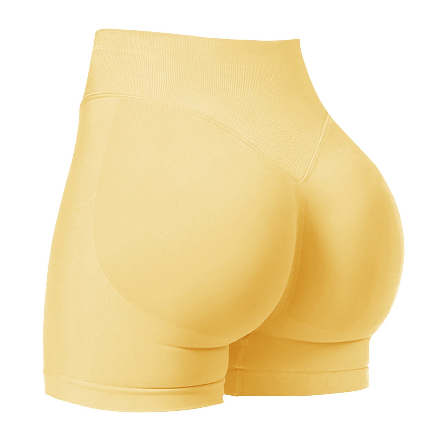 Pink Seamless Scrunch Booty Shorts | High Waist Butt Lifting Gym Shorts | Women's Workout Training Shorts