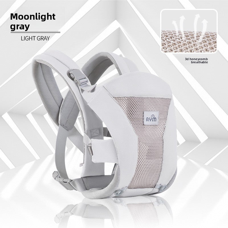 AYM Star Curtain Dark Black Baby Carrier | 3D Honeycomb Breathable Ergonomic Infant Carrier with Buckle Straps
