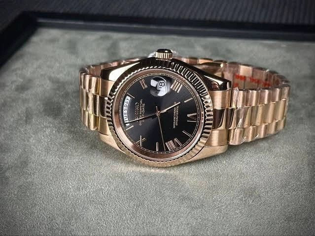 Seiko Automatic Watch Men | Arabic Numeral Blue Tapisserie Dial | Octagon Screw Bezel | Silver Steel Royal Oak Style Watch