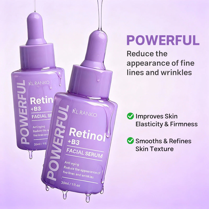 KL.RANKO Retinol + B3 Facial Serum | Anti-Aging Fine Line & Wrinkle Reducer | Niacinamide Vitamin A Serum 30ml