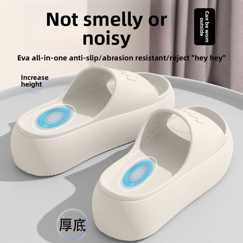 Thick Sole Cloud Slippers | 9CM EVA Anti-Slip Cartoon Platform Slides | Indoor Outdoor Unisex