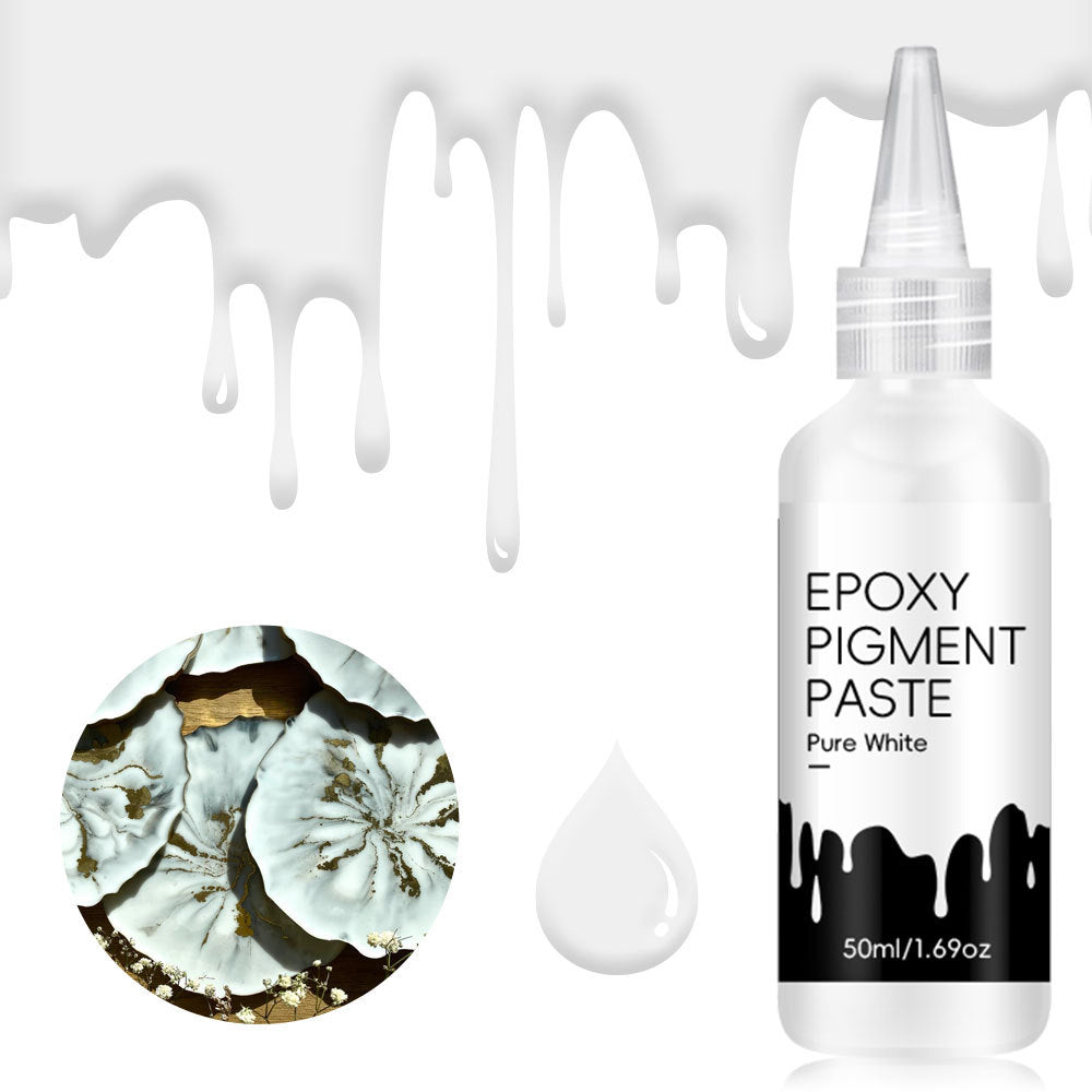 Epoxy Pigment Paste Jet Black 50ml | Highly Concentrated Resin Colorant | Art & Craft Epoxy Dye