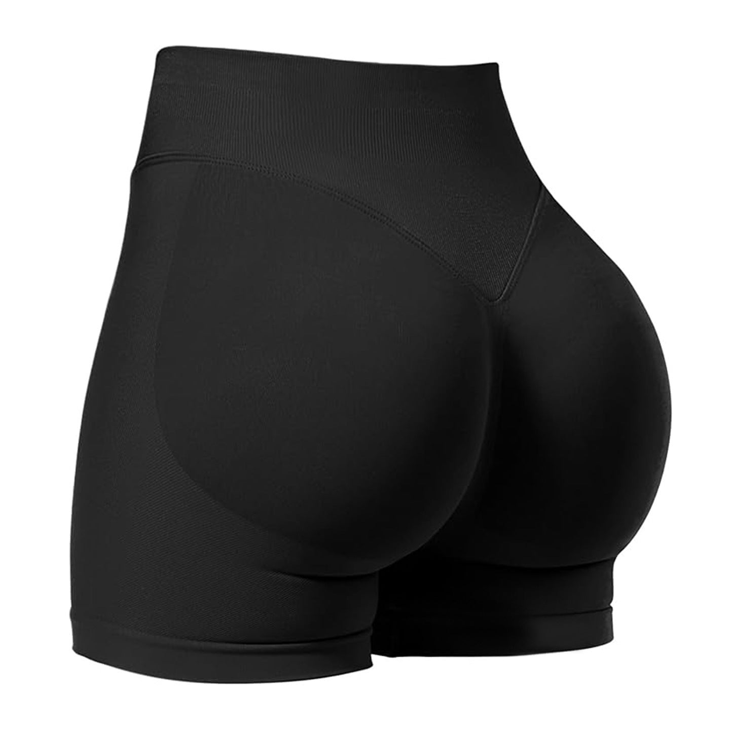 Pink Seamless Scrunch Booty Shorts | High Waist Butt Lifting Gym Shorts | Women's Workout Training Shorts