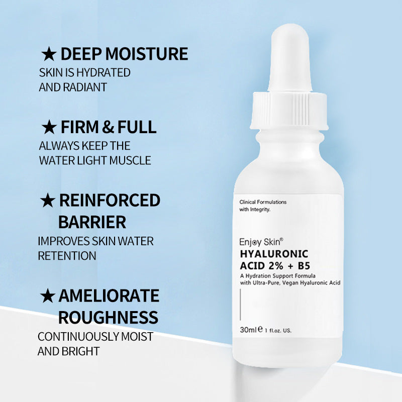 Enjoy Skin Hyaluronic Acid 2% + B5 Serum - Ultra-Pure Vegan Hydration Support Formula | Clinical Formulation 30ml