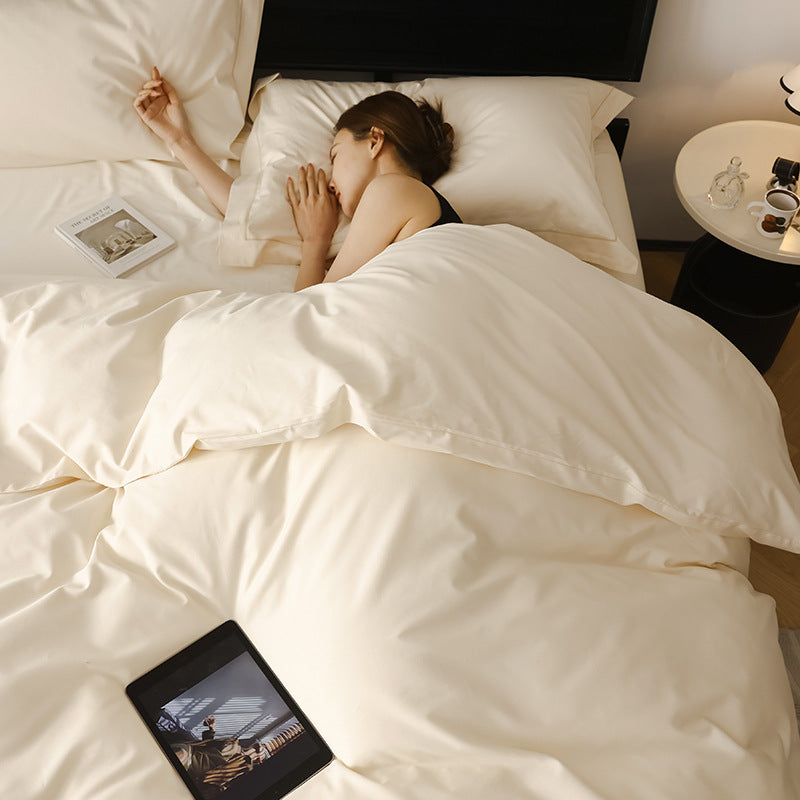 Two-Tone Gray & Taupe Bedding Set | Soft Reversible Duvet Cover with Pillowcases - Queen & King